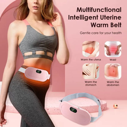 Period Cramp Relief Massager with Heating Pad for Back Pain|