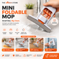 Mini Foldable Squeeze Mop Pro – Compact, Portable & Effortless Cleaning