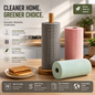 Reusable Kitchen Cleaning Cloth Roll | Absorbent Microfiber Towels