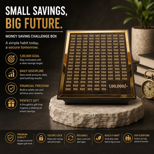 Savings Challenge Piggy Bank
