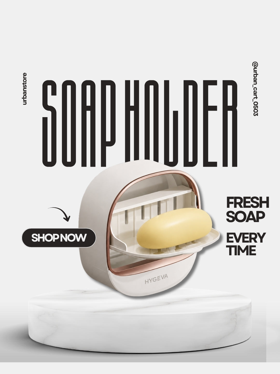Waterproof Soap Dish Holder (Pack Of 1)