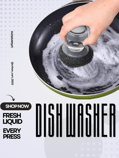 Push Dispenser With Cleaning Brush (Pack Of 1)